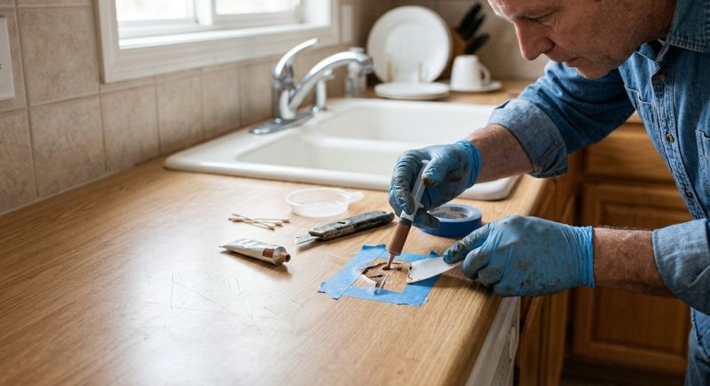 Poured Countertop Installation in Sonoma County, CA